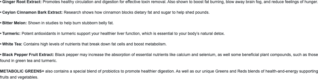ingredients info